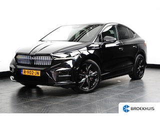 Skoda Enyaq Coupé iV 80 RS 265 PK | Glazen-dak | Achteruitrijcamera | Apple carplay Android auto | Cruise control adaptief | Keyless entry/start | Stoel/stuurverwarming | Climate control | Dodehoek detectie | DAB | LED | 20"LMV