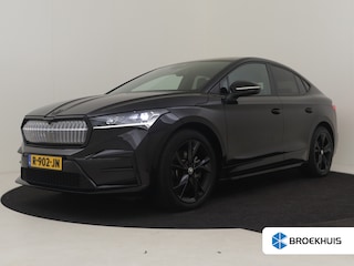 Skoda Enyaq Coupé iV 80 RS 265 PK | Glazen-dak | Achteruitrijcamera | Apple carplay Android auto | Cruise control adaptief | Keyless entry/start | Stoel/stuurverwarming | Climate control | Dodehoek detectie | DAB | LED | 20"LMV