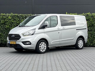 Ford Transit Custom 300 2.0 TDCI L1H1 Limited DC, DUBBEL CABINE, AIRCO, NAVIGATIE, CRUISE CONTROL, CAMERA, DUBBELE SCHUIFDEUR, LICHTMETAAL 16"
