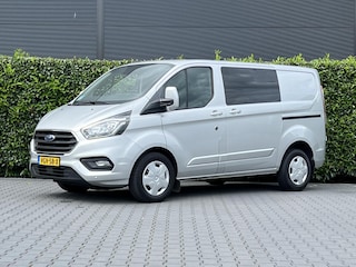 Ford Transit Custom 300 2.0 TDCI L1H1 Limited DC, DUBBEL CABINE, AIRCO, NAVIGATIE, CRUISE CONTROL, CAMERA, DUBBELE SCHUIFDEUR, LICHTMETAAL 16"