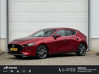 Mazda 3 2.0 e-SkyActiv-G M Hybrid 122 Luxury / Dealer Onderhouden / Fabrieksgarantie tot 01-2029 of 150.000km / Adaptieve Cruise Control / BOSE Audio / Elektrischebestuurderstoel met geheugen /