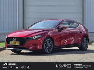 Mazda 3 2.0 e-SkyActiv-G M Hybrid 122 Luxury / Dealer Onderhouden / Fabrieksgarantie tot 01-2029 of 150.000km / Adaptieve Cruise Control / BOSE Audio / Elektrischebestuurderstoel met geheugen /