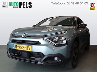 Citroën C4 5drs 1.2 Puretech Shine 130pk!!, Navigatie, Clima controle, Cruise controle, Ledere bekleding,  Trekhaak afneembaar, Elek stoel, Camera A/V, Pano/schuifdak, Stoelverwarming, Xenon verlichting, Lm velgen 18'', Full options, N Bovag afleverpakket 695,-