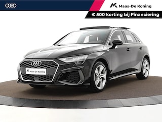Audi A3 Sportback 40 TFSIe 204pk S-tronic S Edition · Panoramadak · Apple/Android Car Play · Lederen Bekleding · Cruise Control · Navigatie · Stoelverwarming · P-Sensoren · 17'' Inch ·