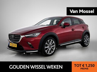 Mazda CX-3 2.0 SkyActiv-G 121 Signature | WORDT VERWACHT | Automaat | Apple Carplay/Android Auto | Achteruitrijcamera | Stoelverwarming | Stuurverwarming | Parkeersensoren | Head-up Display |