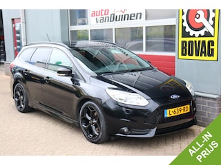 Ford Focus Wagon 2.0 EcoBoost ST-3 O.a: Leder, Stoelverw, Carplay, PDC, Clima, Cruise, Etc. All-in prijs!