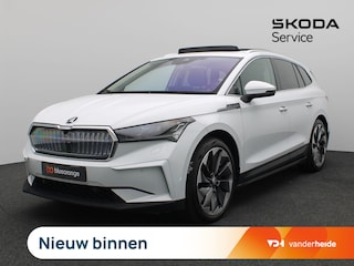 Skoda Enyaq iV 80 204PK Aut. Panoramadak, Trekhaak, 21" LM Velgen, 360gr. Camera, Crystal Face, Matrix LED Verlichting, Memorystoel, Warmtepomp, Sportonderstel
