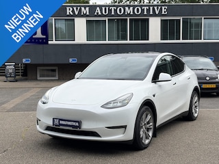 Tesla Model Y Long Range AWD 75 kWh SOH 92% | AFNEEMBARE TREKHAAK| ENHANCHED AUTOPILOT| RESTERENDE ALGEMENE FABRIEKSGARANTIE TESLA T/M 03-2028 OF 80.000KM| ACCU + AANDRIJFLIJN T/M 03-2032/ 192.000KM| RIJKLAAR GELEVERD