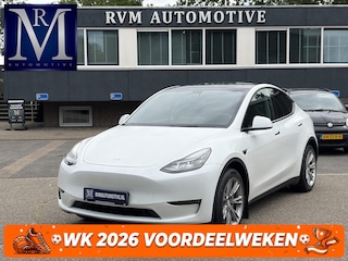 Tesla Model Y Long Range AWD 75 kWh SOH 92% | AFNEEMBARE TREKHAAK| ENHANCHED AUTOPILOT| RESTERENDE ALGEMENE FABRIEKSGARANTIE TESLA T/M 03-2028 OF 80.000KM| ACCU + AANDRIJFLIJN T/M 03-2032/ 192.000KM| RIJKLAAR GELEVERD