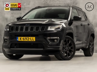 Jeep Compass 4xe 240 Plug-in Hybrid Electric S 240Pk Automaat (APPLE CARPLAY, NAVIGATIE, CAMERA, KEYLESS, LEDER, SPORTSTOELEN, ZWART HEMEL, GETINT GLAS, NIEUWE APK, NIEUWSTAAT)