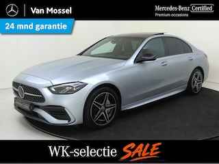 Mercedes-Benz C-klasse 300 e AMG Line / Night/ Panoramadak/ Rijassistentiepakket Plus/ Head-Up Display/ 360 Camera/ Trekhaak/ Burmester/ Winterpakket