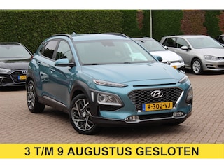 Hyundai Kona 1.6 GDI HEV Fashion Sky / Trekhaak / Camera / Head-up / KRELL Audio / Half Leder / 18'' / CarPay / Dodehoek / DAB / Cruise Control