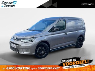 Volkswagen Caddy Cargo 2.0 TDI Style L1H1 122 pk Automaat | LM Velgen zwart | Sidebars | Lederen bekleding | Stoelverwarming | Laadruimtebescherming
