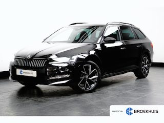 Skoda Superb Combi 1.4 TSI 218PK DSG-6 Sportline iV | CAMERA | FULL LED | STUUR + STOELVERW. | 18 INCH | APP CONNECT | VERLENGDE FABR. GARANTIE!