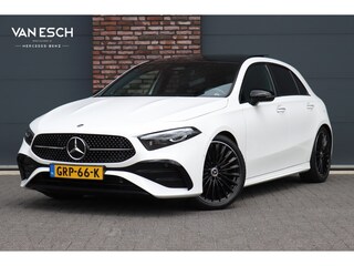 Mercedes-Benz A-klasse 250 4MATIC AMG Line | 224pk | Panoramadak | Memory | Burmester | Camera | Standkachel | Keyless Go | Apple Carplay | Nightpakket | Verwarmd Stuurwiel |