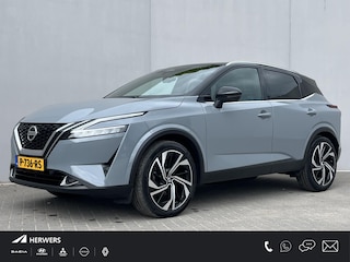 Nissan Qashqai 1.3 MHEV Xtronic Tekna Plus / Trekhaak (1.800KG) / Panoramadak / Adaptief Cruise Control / Cold Pack / Elektrische Voorstoelen Met Massage&Geheugen / Dode Hoek Detectie / 360 Camera / Parkeersensoren / 20'' Lichtmetalen Velgen / Elektrische Achterklep / Apple Carplay&Android Auto / Navigatie Full-Map / Bluetooth / Led-Koplampen /