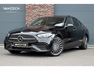 Mercedes-Benz C-klasse 300 e 4MATIC AMG Line | Distronic+ | Massage | Burmester | Panoramadak | Memory | Digital Light | HUD | Surround Camera | Augmented Reality | Verwarmd Stuurwiel |