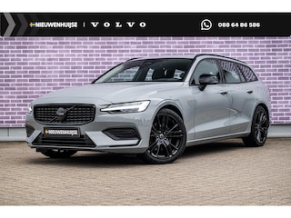 Volvo V60 2.0 B3 Essential Edition | Leder | Adaptieve Cruise Control | Sport Pack | 19" Black Edition Velgen | Stoelverwarming | Park Assist |