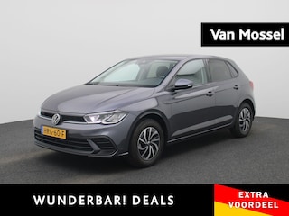 Volkswagen Polo 1.0 TSI Life Edition 95 PK | EM | Navigatie | Camera | Parkeersensoren | Adaptive Cruise Control | Apple Carplay | Android Auto | Privacy glas | LED | DAB | Digital Cockpit |