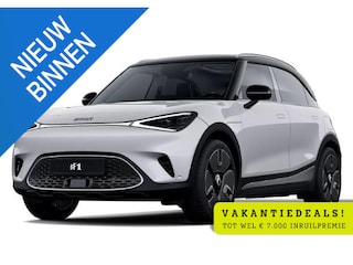 Smart #1 Premium 66 kWh VAKANTIE DEALS! | Van €42.520,- voor € 39.020,- | 360° Camera | Dodehoekdetectie | CyberSparks LED Koplampen | Apple CarPlay | Android Auto | Elektrisch Verstelbare Stoelen | Stoelverwarming | Stuurverwarming | Sfeerverlichting | Keyless Entry | Keyless Start | Donkergetint Glas Achter | Elektrisch Inklapbare Buitenspiegels | Elektrische Achterklep | Parkeersensoren