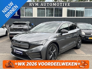 Skoda Enyaq Coupé iV 80 RS SOH 89% |ELEK. ACHTERKLEP| PANO| ELEK. STOEL MET MEMORY| NET ONDERHOUD GEHAD RIJKLAAR| RS KUIPSTOELEN| DODE HOEK SENSOR| CAMERA| STOEL + STUURVERWARMING|