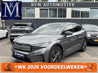 Skoda Enyaq Coupé iV 80 RS SOH 89% |ELEK. ACHTERKLEP| PANO| ELEK. STOEL MET MEMORY| NET ONDERHOUD GEHAD RIJKLAAR| RS KUIPSTOELEN| DODE HOEK SENSOR| CAMERA| STOEL + STUURVERWARMING|