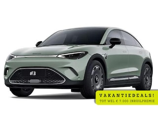 Smart #3 Premium 66 kWh VAKANTIE DEALS! | Van € 43.175,- voor € 39.675,- | Panoramadak | Beats Soundsystem | Keyless entry | CyberSparks LED+ Koplampen | Elektrisch Verstelbare Stoelen | Head-up Display | 360° Camera | Apple CarPlay | Android Auto | Dodehoekdetectie | Sfeerverlichting | Stuurverwarming | Stoelverwarming