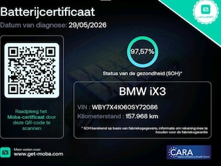 BMW iX3 High Executive 80 kWh 98% SOH Pano|Leder|Trekhaak|360cam