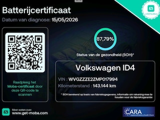 Volkswagen ID.4 Max 77 kWh 88% SOH Carplay|ACC|Camera|PDC V+A