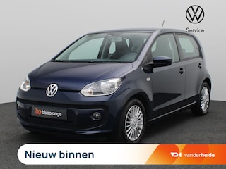 Volkswagen Up 1.0 high up! BlueMotion 60PK Airco, Cruise Control, 16" LM Velgen, 40275KM, Radio, Elektr. Ramen, Parkeersensoren achter
