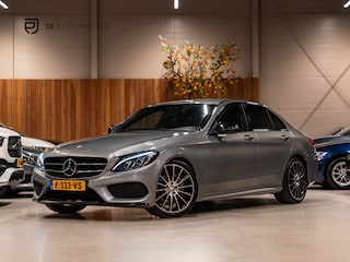 Mercedes-Benz C180 AMG Line, Night Pakket, Camera, Leder, 19" Multispaak, Cruise, Navi, Clima, Voll Led, Voll Onderhouden