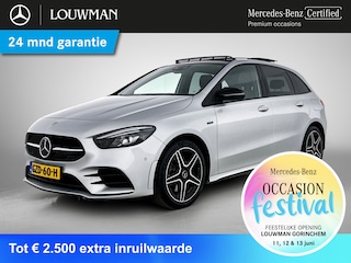 Mercedes-Benz B-klasse 250 e AMG Plug-In Hybride | AMG Styling | Night Pakket | Panorama Schuif-Kanteldak | Distronic | Inclusief 24 maanden Mercedes-Benz Certified garantie voor Europa.