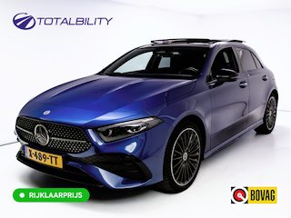 Mercedes-Benz A-klasse 250 e AMG Line | Pano dak | Stoelverw. | Cruise | 19"all season | Sfeerverlichting | Climate control | Navigatie