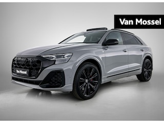 Audi Q8 60 TFSI e quattro Pro Line S Competition 490 PK | S-line | 360 Camera | Panoramadak | Vierwielbesturing | Bang & Olufsen Premium 3D | Climate Control | Navigatie | Trekhaak | Stoelverwarming voor en achter | 23' Lichtmetalen velgen |