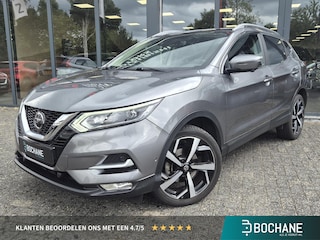 Nissan Qashqai 1.2 Tekna | Panoramadak | Navigatie | Trekhaak | Nette auto | Dealer onderhoud | TEKNA | 1/2 Leder |