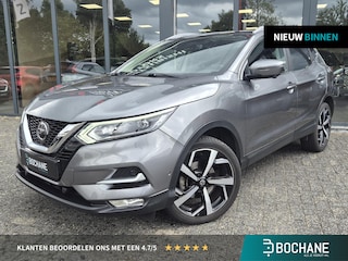 Nissan Qashqai 1.2 Tekna | Panoramadak | Navigatie | Trekhaak | Nette auto | Dealer onderhoud | TEKNA | 1/2 Leder |