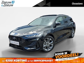 Ford Focus Wagon 1.0 EcoBoost Hybrid ST Line X | Automaat! | Panoramadak | Adapt. Cruise Control | Winterpakket | Android Auto/Apple Carplay | Achteruitrijcamera | 12 maanden garantie! |