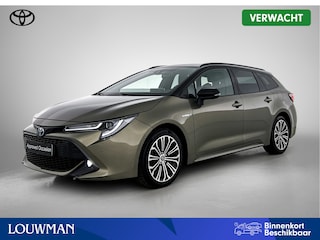 Toyota Corolla Touring Sports 1.8 Hybrid First Edition bi-tone | Parkeersensoren voor+achter met assistent | Achteruitrijcamera | Apple CarPlay/Android auto | Navigatie | DAB | Cruise control adaptive | Climate control |