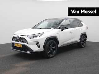 Toyota RAV4 2.5 Hybrid AWD Bi-Tone | Trekhaak | Panorama dak | LMV | Automaat | Half Leder | Parkeer sensoren | Elec. achterklep | Navigatie | Camera | Climate control | Stoel verwarming | Cruise control |
