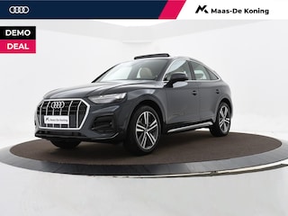 Audi Q5 Advanced edition 50 TFSI e 220 kW/299 PK · Luchtvering · Glazen panoramadak · Ass. pakket City + Tour · Lederen bekleding