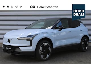 Volvo EX30 P5 Long Range Plus Europa 69 kWh | Dak Hoogglans Zwart | Elektrische Achterklep | Getint Glas | Adaptieve Cruise Control | Pilot Assist | Harman/Kardon | Elektrisch Verstelbare Voorstoelen | Stuurverwarming | Stoelverwarming | Keyless | BLIS | Parkeersensoren Voor en Achter | Achteruitrijcamera | Google |