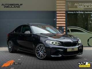 BMW 2-serie Coupé DCT 370PK NIEUWSTAAT I NL-AUTO I NAP I DEALER-ONDERHOUDEN I I 19" I Harman kardon I Leer I Schuifdak I Memory I Camera I Led I Carplay I Carbon I