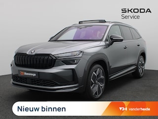 Skoda Kodiaq 1.5 TSI MHEV Sportline Business 7p 150PK DSG Panoramadak, Trekhaak, 20" LM Velgen, Matrix LED-verlichting, Achteruitrijcamera, Winterpakket, Keyless, Side Assist, Elektr. Achterklep