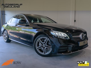 Mercedes-Benz C-klasse 180 Business Solution 156PK AMG NIEUWSTAAT NL-AUTO I Leer I Camera I PDC  I 18" I Apple carplay I Winterpakket I AMG-line I NL-auto I
