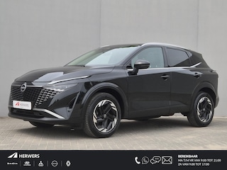 Nissan Qashqai 1.3 MHEV Xtronic N-Connecta / Fabrieksgarantie tot 12-03-2028 / All season banden / Panoramadak / 1800kg Trekgewicht / Cold Pack & Pack Easy / Head Up Display / Rondomzicht camera / Adaptief cruise control / Draadloze telefoon lader /