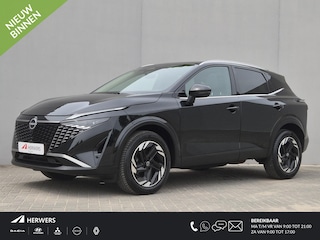 Nissan Qashqai 1.3 MHEV Xtronic N-Connecta / Fabrieksgarantie tot 12-03-2028 / All season banden / Panoramadak / 1800kg Trekgewicht / Cold Pack & Pack Easy / Head Up Display / Rondomzicht camera / Adaptief cruise control / Draadloze telefoon lader /