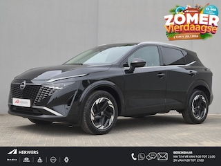 Nissan Qashqai 1.3 MHEV Xtronic N-Connecta / Fabrieksgarantie tot 12-03-2028 / All season banden / Panoramadak / 1800kg Trekgewicht / Cold Pack & Pack Easy / Head Up Display / Rondomzicht camera / Adaptief cruise control / Draadloze telefoon lader /