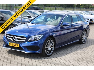 Mercedes-Benz C-klasse Estate 400 4MATIC AMG PANORAMADAK LUCHTVERING LEDER MEMORY HEAD-UP COMAND 19'' TREKHAAK