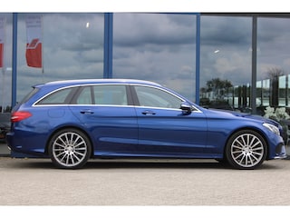 Mercedes-Benz C-klasse Estate 400 4MATIC AMG PANORAMADAK LUCHTVERING LEDER MEMORY HEAD-UP COMAND 19'' TREKHAAK