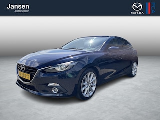 Mazda 3 2.0 GT-M , Leder, Bose, All Season, Clima, Cruise, Navi, Stoelverwarming, HUD, PDC, LKA
